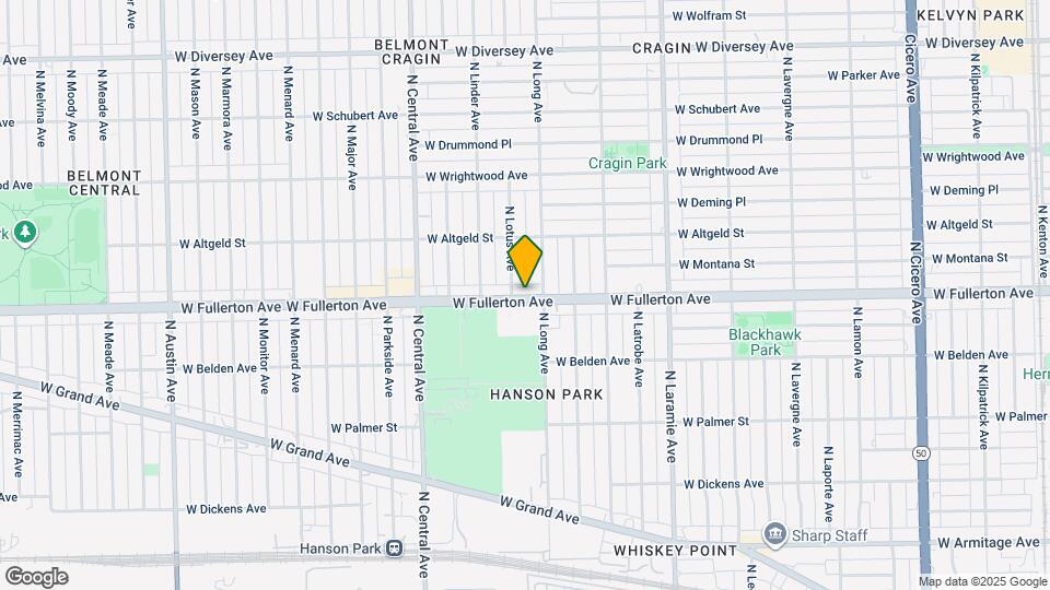 5416 W Fullerton Ave Map and Location Details