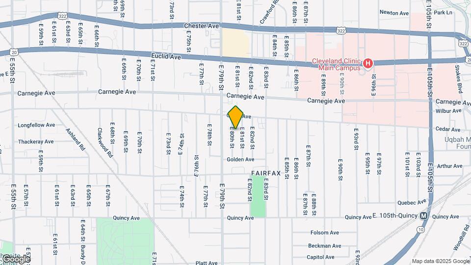 2197 E 80th St Map and Location Details