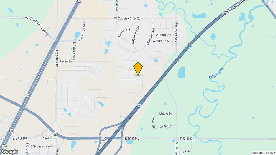 1004 W Lawton Rd Map and Location Details