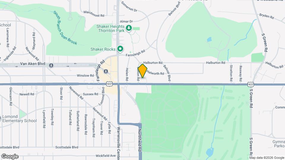 20865 Chagrin Blvd Mapa y Detalles de la Ubicación