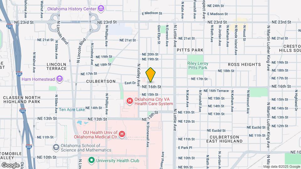 1105 NE 16th St Map and Location Details