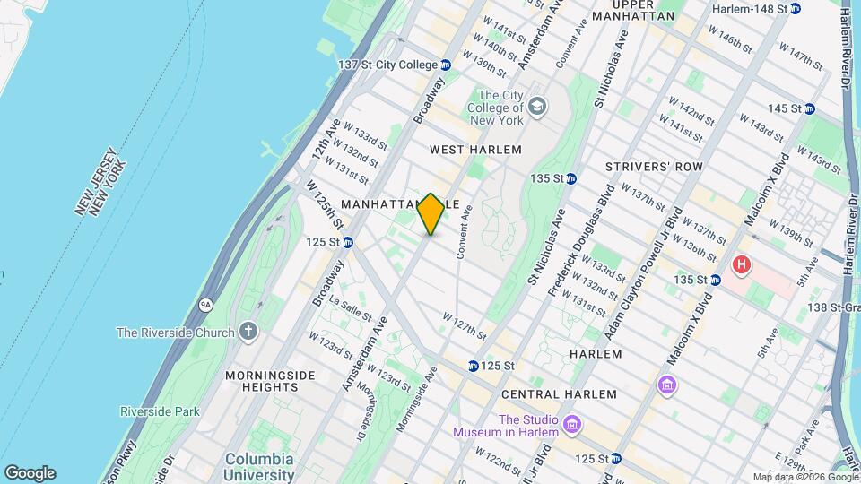 1417 Amsterdam Ave Mapa y Detalles de la Ubicación