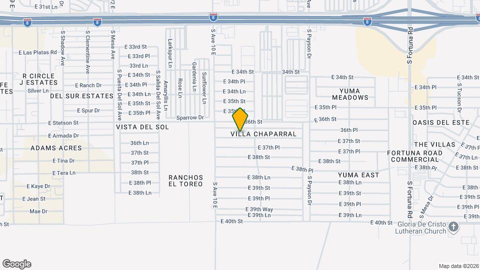 10204 E 37th St Map and Location Details