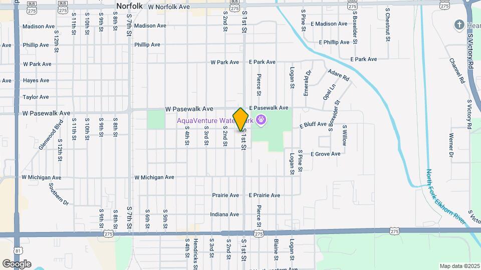 804 S 1st St Mapa y Detalles de la Ubicación