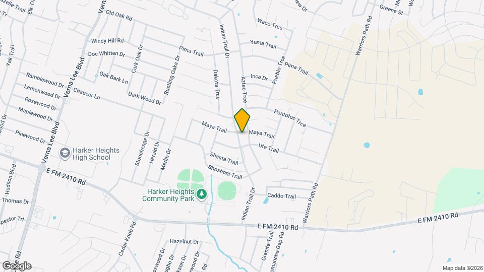 1811 Indian Trail, Unit B Map and Location Details