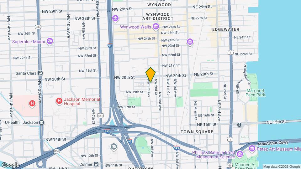 1941 NW 3rd Ave, Unit A19 Mapa y Detalles de la Ubicación