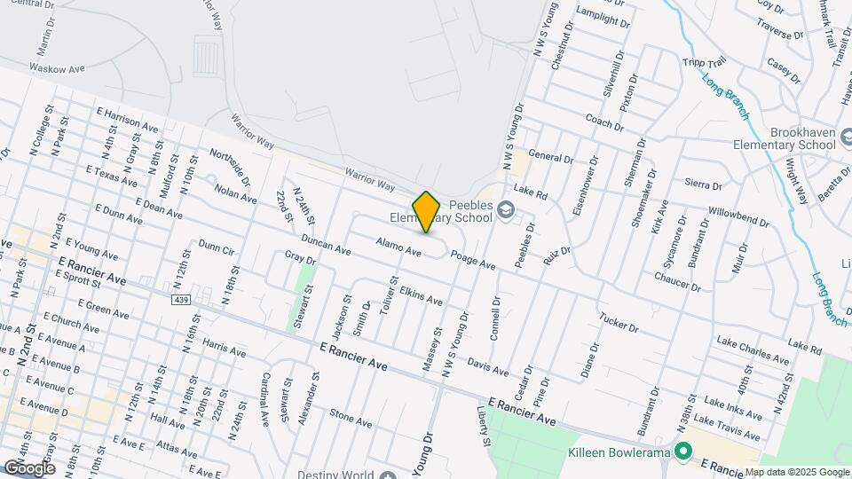 1818-1820 Poage Ave Mapa y Detalles de la Ubicación
