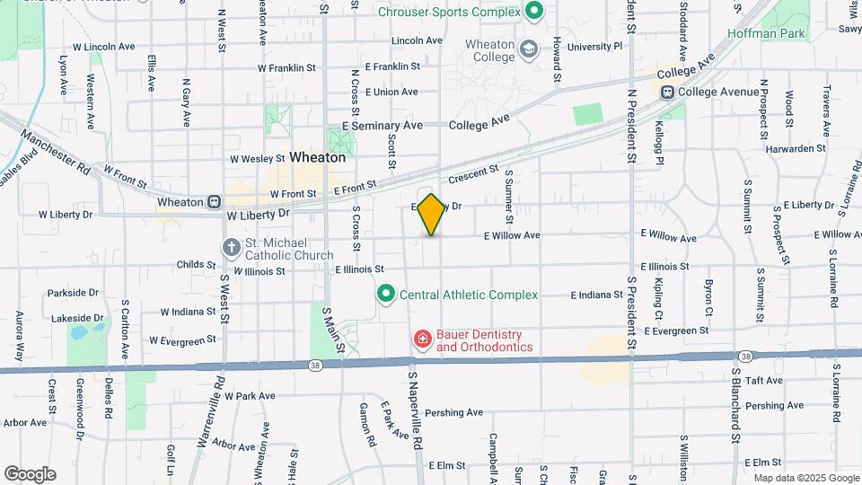 302 S Washington St Map and Location Details