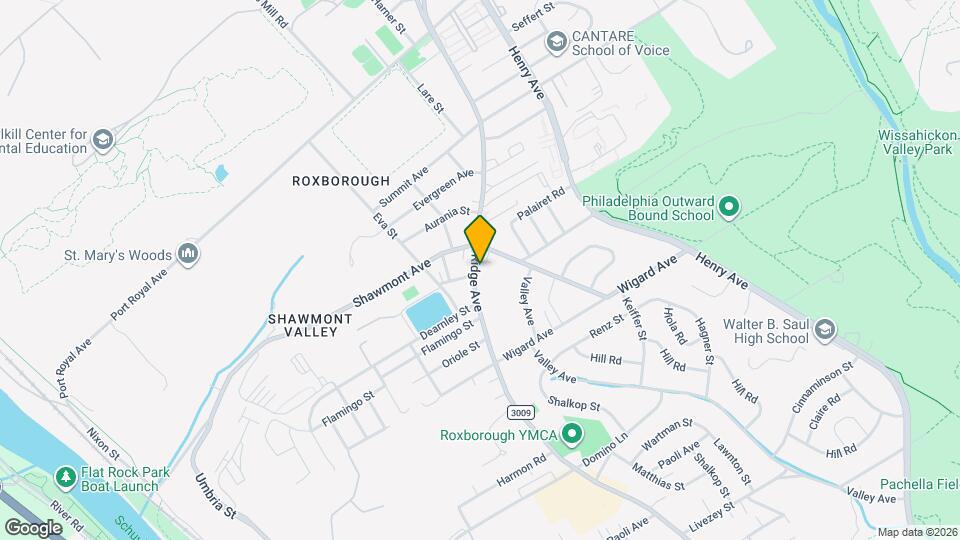 7703 Ridge Ave Map and Location Details