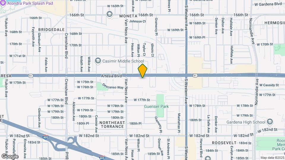 2052-2066 Artesia Blvd Map and Location Details