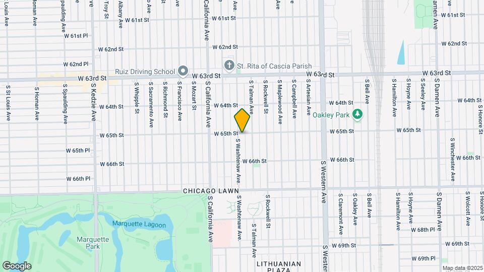 2651 W 65th St Map and Location Details