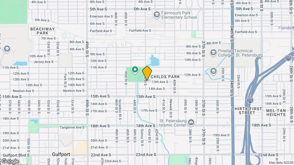1300 43rd St S Map and Location Details