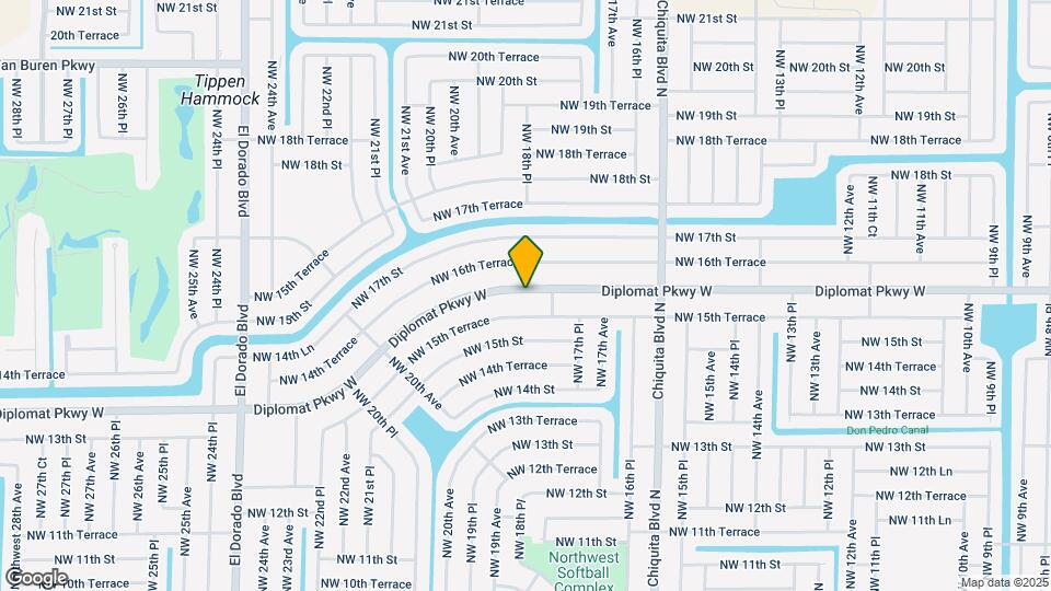 1814 Diplomat Pkwy W Map and Location Details