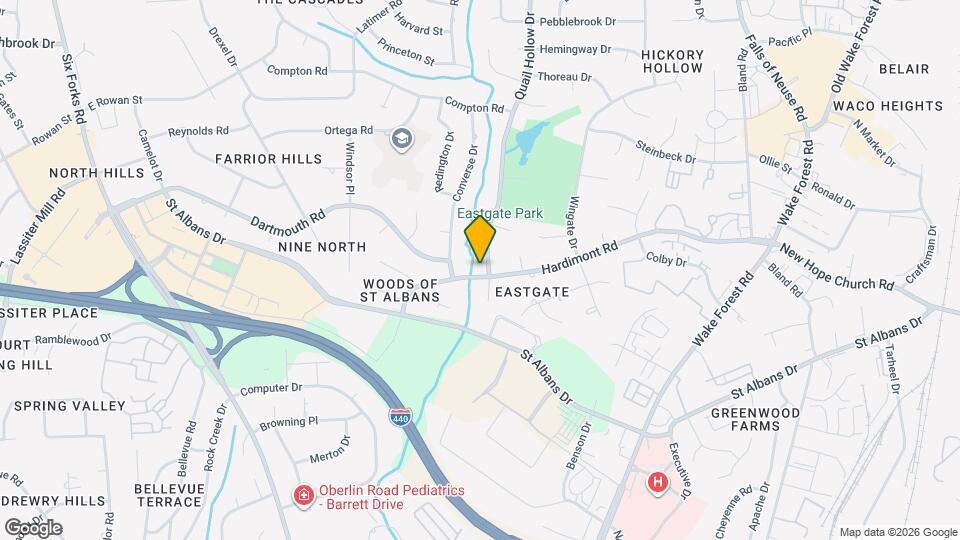 3901 Quail Hollow Dr Map and Location Details