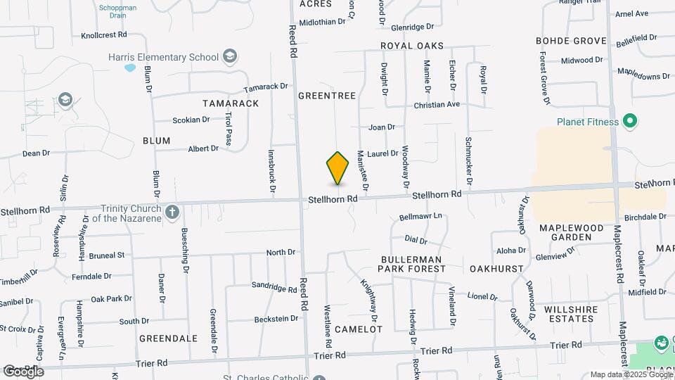 4401 Haffner Dr Map and Location Details
