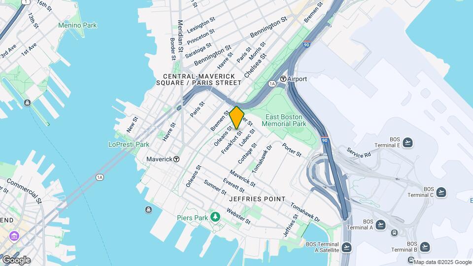 68 Frankfort St, Unit #2R Map and Location Details