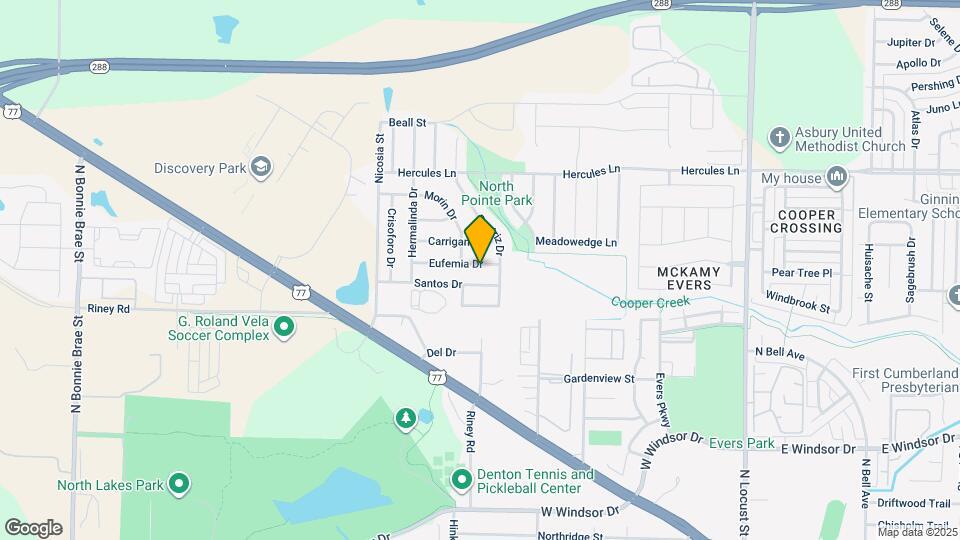 1413 Eufemia Dr Map and Location Details