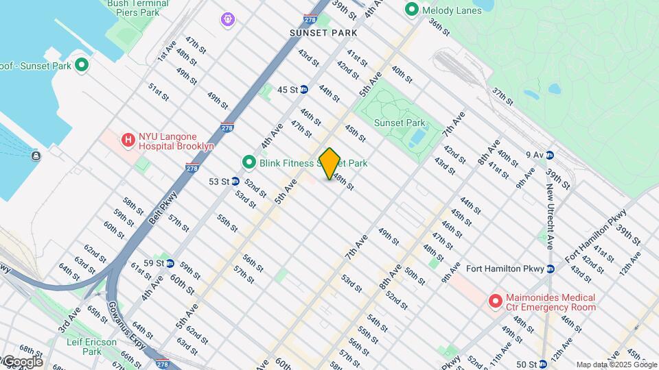 559 49th St Map and Location Details