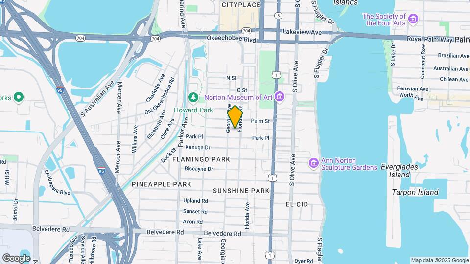 1709 Florida Ave Map and Location Details