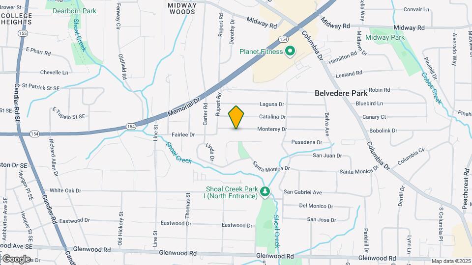 2859 Monterey Dr Map and Location Details