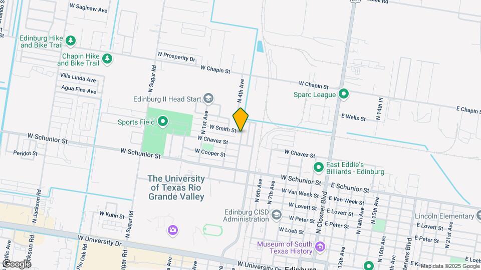 1019 N Woodson Ave-Unit -#1 Map and Location Details