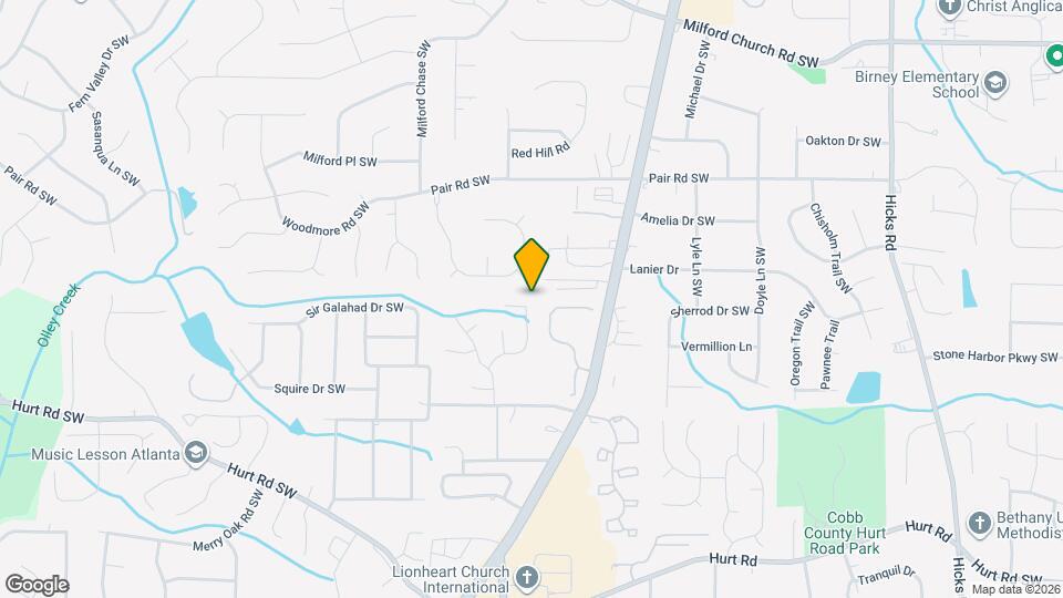 1332 Velvet Creek Way SW Mapa y Detalles de la Ubicación