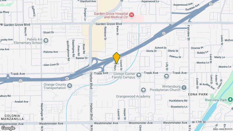 13401 Palm St Mapa y Detalles de la Ubicación