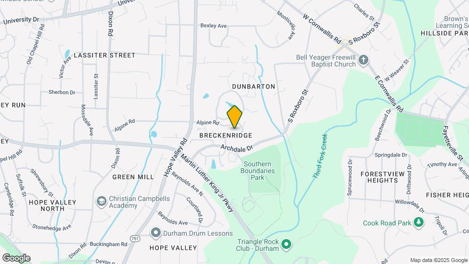 2109 Alpine Rd Mapa y Detalles de la Ubicación