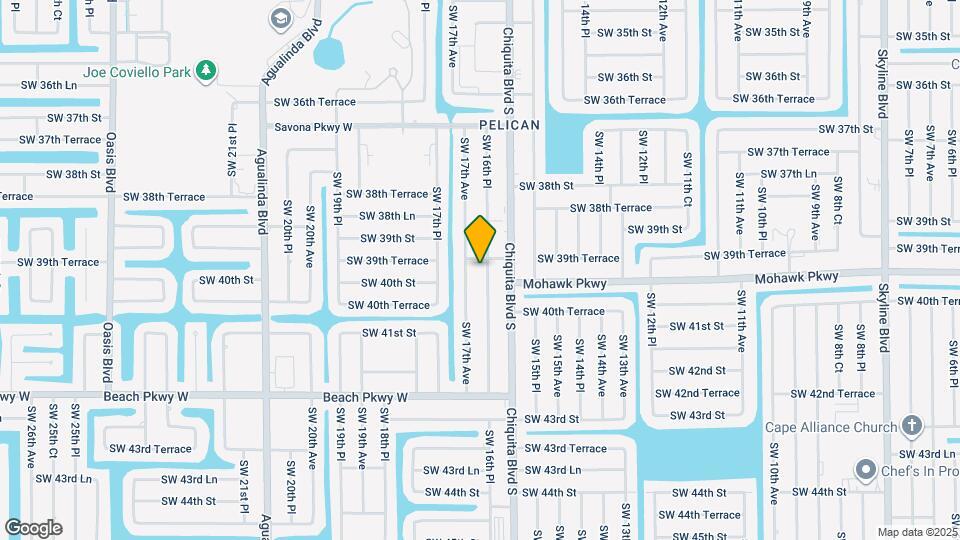 3930 SW 16th Pl Map and Location Details