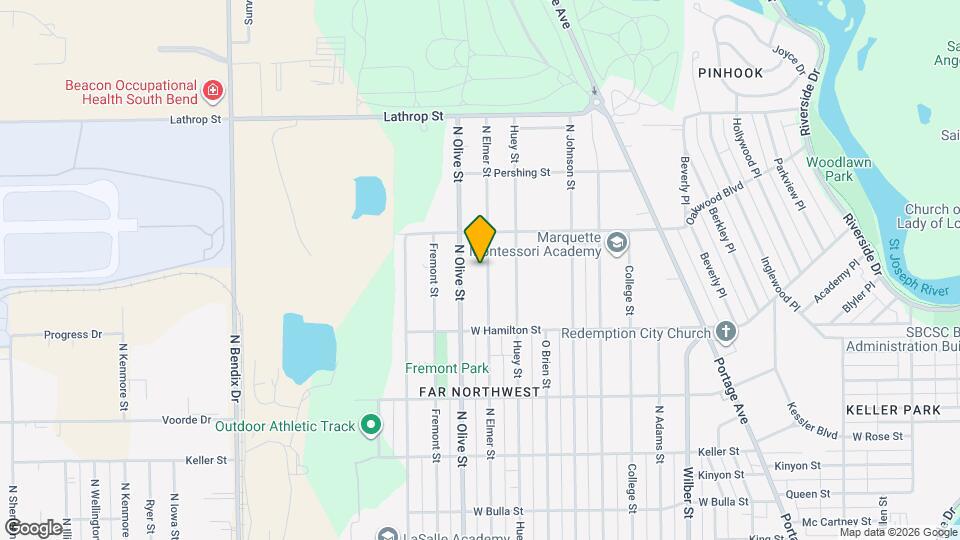 2005 N Elmer St Mapa y Detalles de la Ubicación