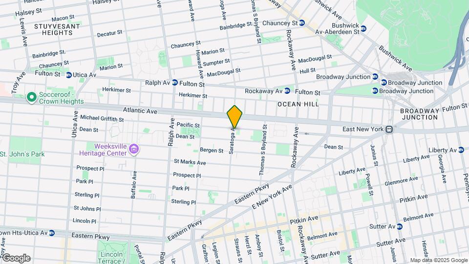 293 Saratoga Ave Mapa y Detalles de la Ubicación