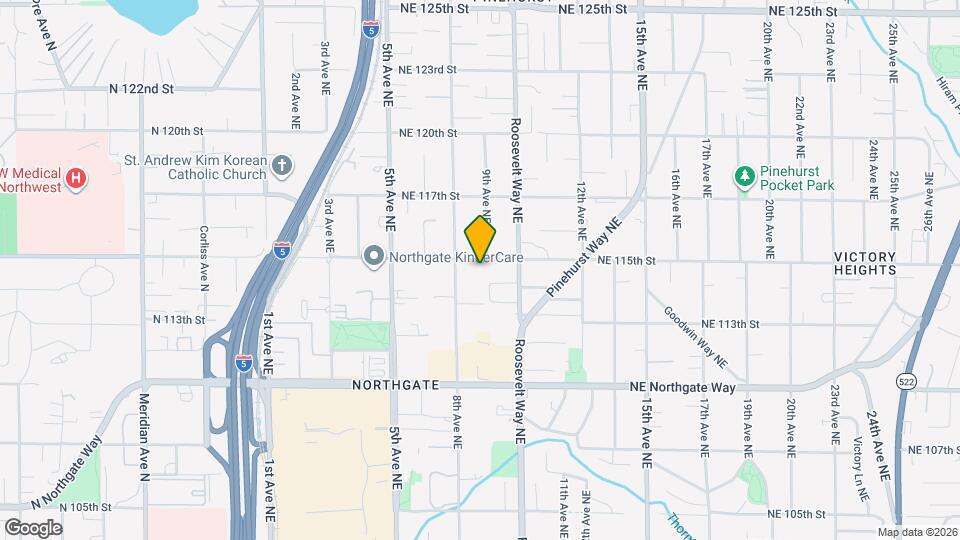 825 NE 115th St Map and Location Details