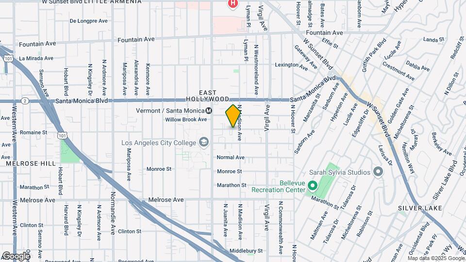 4412 E Lockwood Ave Map and Location Details
