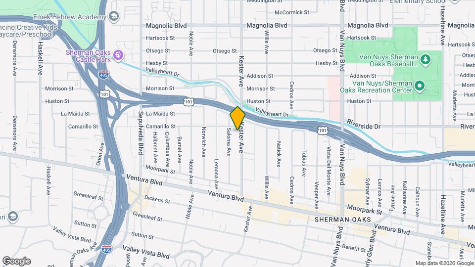 4753 Kester Ave, Unit 5 Mapa y Detalles de la Ubicación