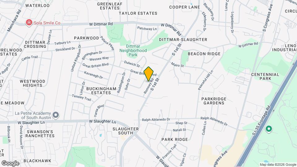 8410 Romney Rd Map and Location Details