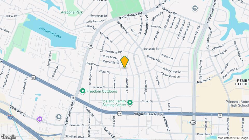 509 Lavender Ln Map and Location Details