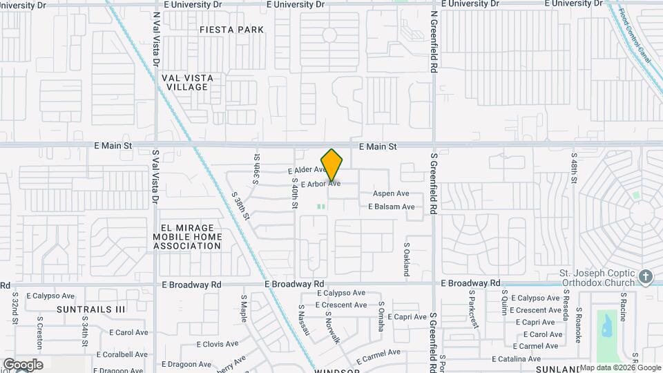 4103 E Arbor Ave Mapa y Detalles de la Ubicación
