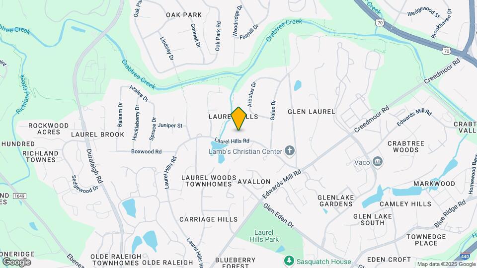 4407 Laurel Hills Rd Map and Location Details