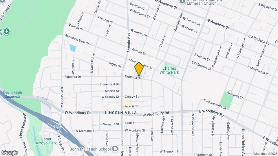 326 Figueroa Dr Map and Location Details