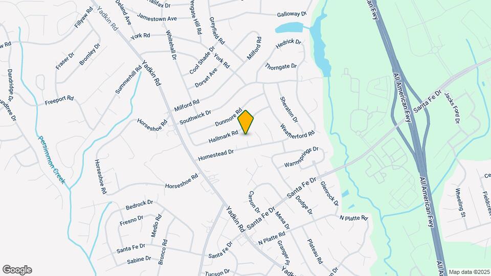 5705 Yellowstone Ct Map and Location Details