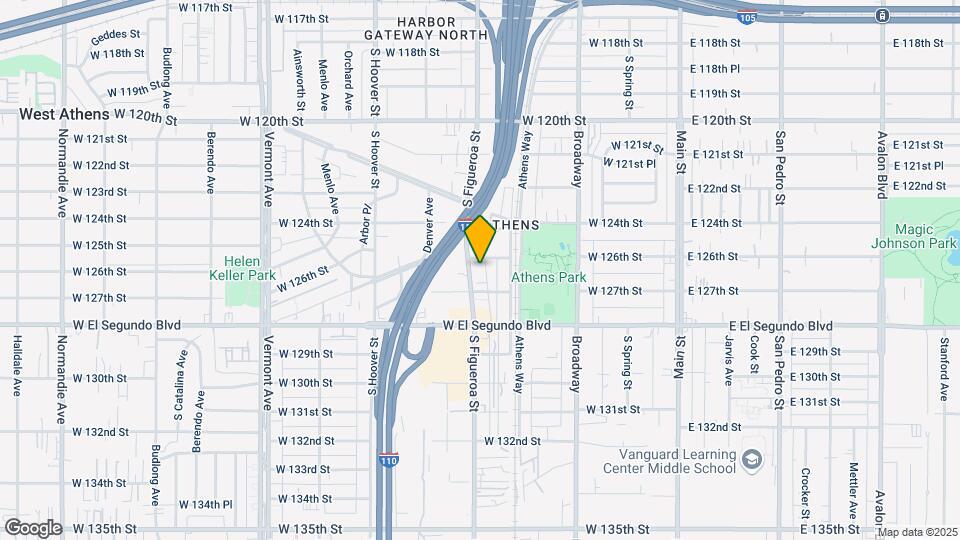 12610 S Figueroa St Map and Location Details
