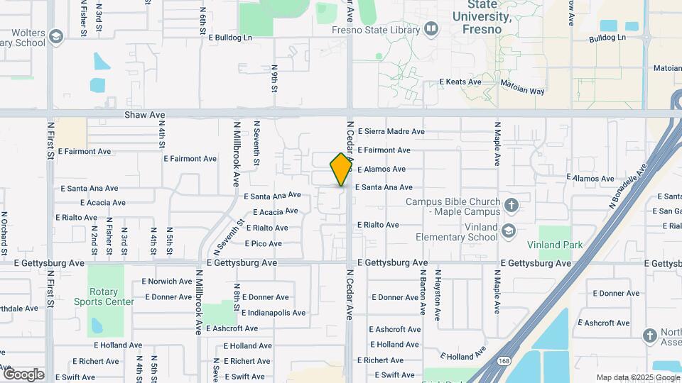 4765 N Cedar Ave Map and Location Details