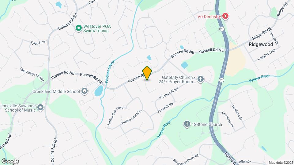 1567 Squire Hill Ln Mapa y Detalles de la Ubicación