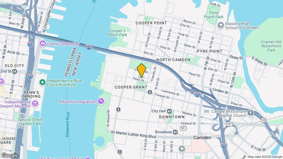 115 Penn St Map and Location Details