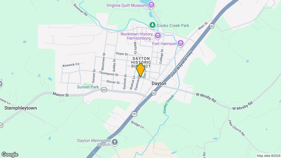 375 Thompson St Map and Location Details