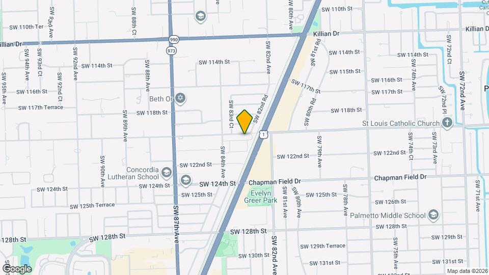 8267 SW 120th Ter Map and Location Details