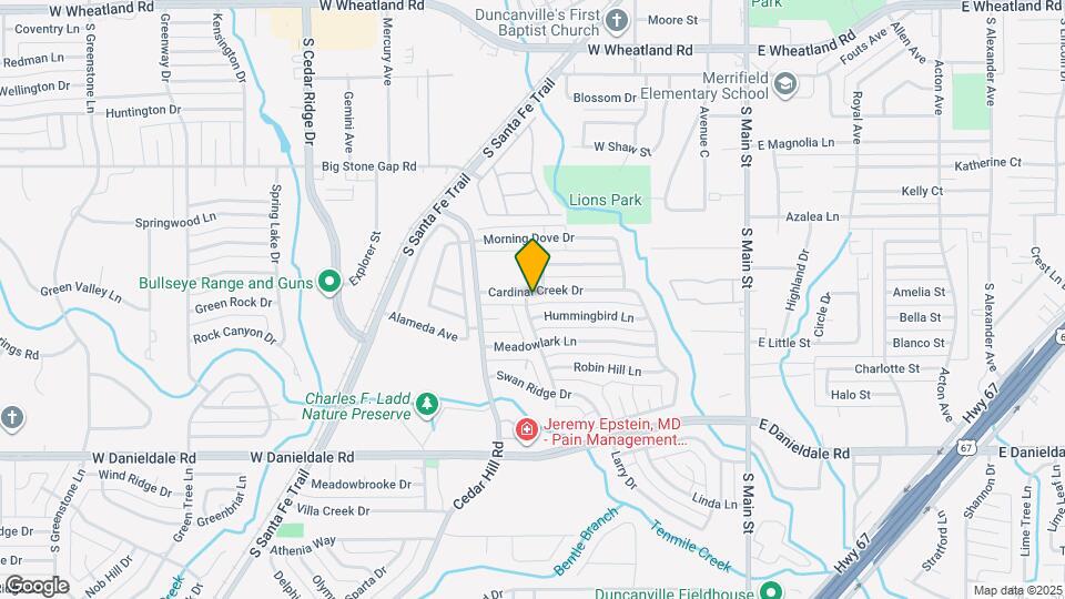 358 Cardinal Creek Dr Map and Location Details