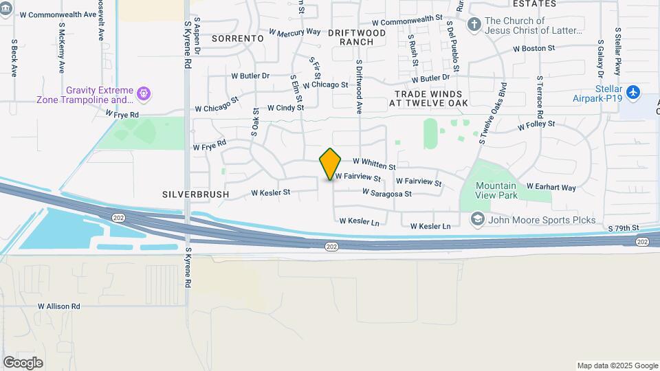 680 S Pineview Dr Map and Location Details