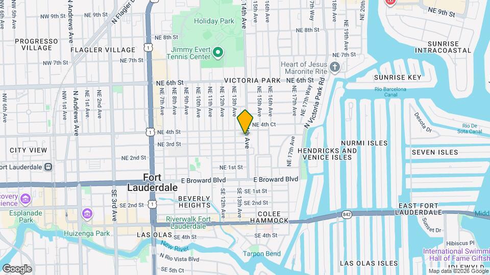 305 NE 14th Ave Map and Location Details