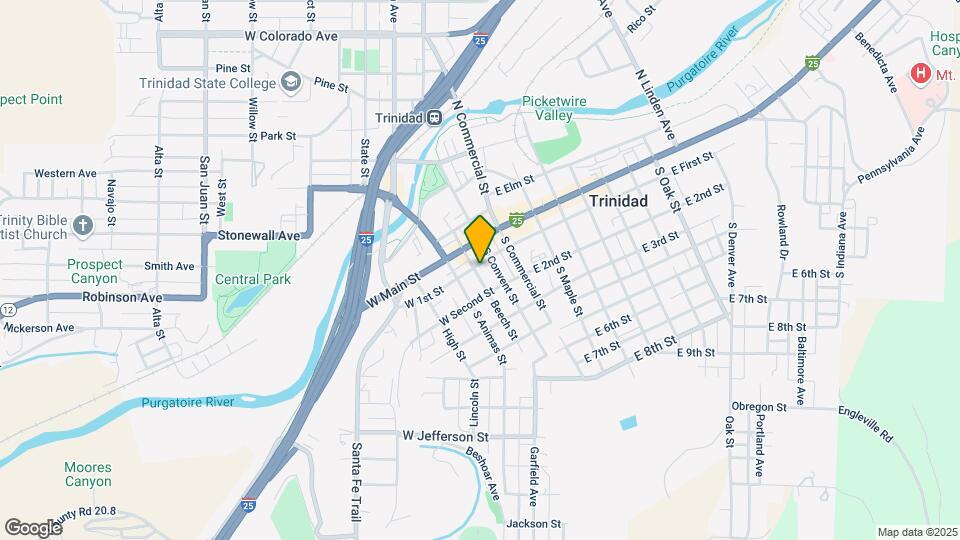 230 W First St Map and Location Details